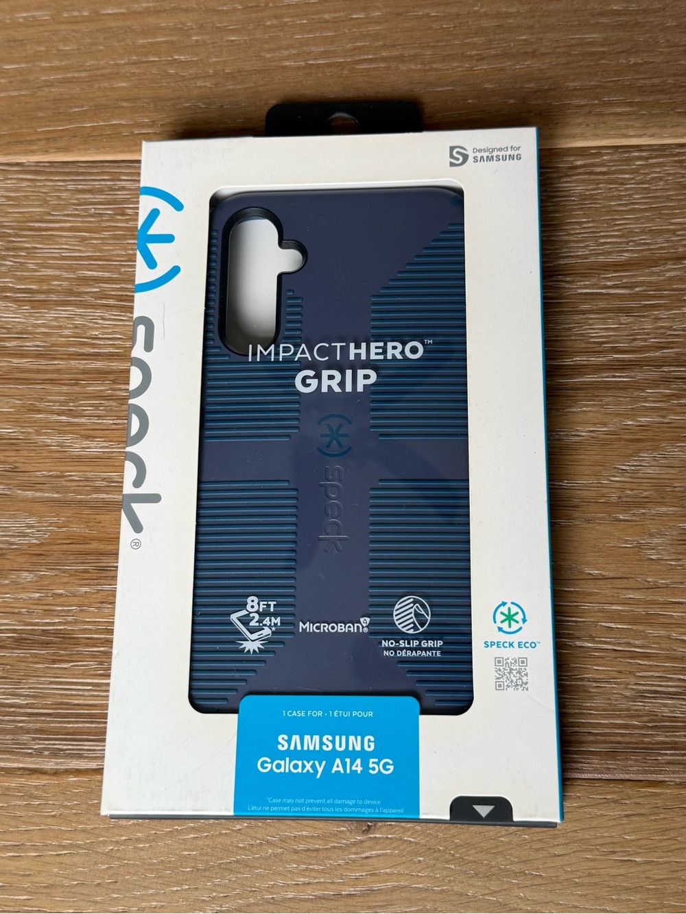New Speck ImpactHero Grip Phone Case for Samsung Galaxy A14 5G Dark Navy Blue